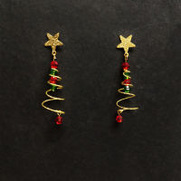 ‘；【- New Trendy Statement Christmas Tree Earrings For Women Santa Claus Snowman Drop Earrings Jewelry Girls Christmas Gifts Wholesale