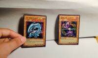 Yu-Gi-Oh ลับหายาก DDS-001ดวงตาสีฟ้ามังกรขาวนักมายากลสีดำอนิเมะเกมการ์ตูนเด็กของขวัญการ์ดของเล่น (ไม่ใช่ต้นฉบับ) ระเบิด