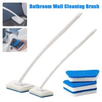 New Bathroom Wall Brush Long Handle Removable Household Floor Bathtub Brushes Ceramic Tile Sponge Cleaning Brush Multi-Function Shoes Accessories