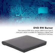 Ổ Đĩa DVD Ngoài, USB3.0 Type C 9.5Mm DVD Ổ Đĩa Cho SATA ODD