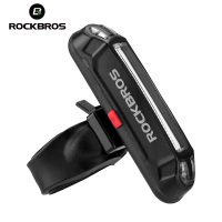 ROCKBROS ไฟหน้าจักรยาน 700 ลูเมนไฟวิ่งจักรยาน USB ชาร์จ IPX6 กันน้ำ MTB ไฟฉาย LED ไฟท้าย 6 โหมด