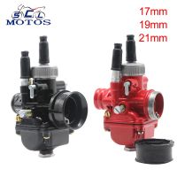 【hot】❐  Sclmotos - Dellorto PHBG 17 19 21mm Racing Black/Red Edition Choke Motorcycle Carburetor 2 Stroke BWS 50 JOG