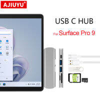 USB C Hub ถึง Multi USB3.0 Dock HDMI Adapter TF SD Card Reader PD สำหรับ Surface Pro 9 8X7 6 5 4 Pro8 13 "Type-C Ports888