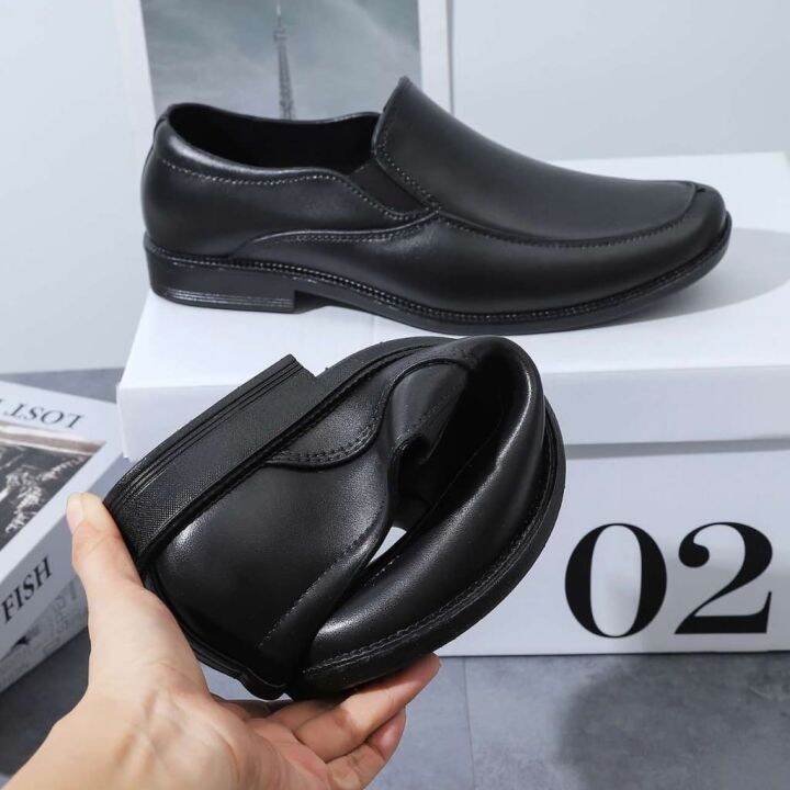 MS CLASSIC PLAIN BLACK SHOES FORMAL WEAR FOR MEN Lazada PH
