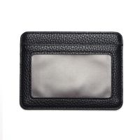 Faux Bag Money Fashion PU Leather Mini Card Holder Front Pocket