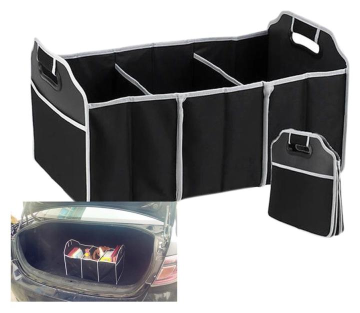 ABS Sports Outdoor Car Organizer Boot Stuff Food Storage Bags trunk  organiser Automobile Stowing Tidying Interior Accessories Folding  Collapsible