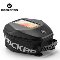 ROCKBROS กระเป๋าเป้สะพายหลังเปลือกแข็ง7L ถุงเก็บมอเตอร์ไซค์กันน้ำทนทานกระเป๋ามือถือจอสัมผัสกระเป๋ามอเตอร์ไซด์