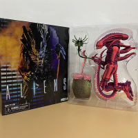 NECA รูปคนต่างด้าวรูป Xenomorph คนต่างด้าว Predator แอ็คชั่นไข่ Facehugger รุ่นของเล่นคอลเลกชันตุ๊กตาชั้นวางหนังสือเครื่องประดับ