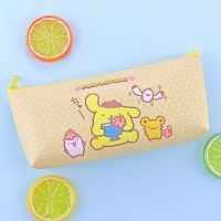 SANRIO กระเป๋าเครื่องเขียนกระเป๋าดินสอลายการ์ตูน Kuromi Melody Cinnamoroll Hello Pompom Purin LittleTwinStars กระเป๋าดินสอ sanrio