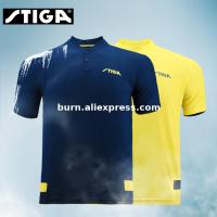 New Stiga table tennis T shirt table tennis champion shirt fast dry sports short sleeve shirt for men women