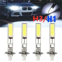 2/4 Pcs 12V H1/H3 LED Fog Light Car Headlight 6000K 6000LM Xenon White High Low Beam Light Cob Led Bulbs Car Lights