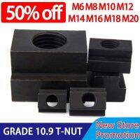 T-nut M6 M8 M10 M12 M16 M18 M20 DIN508 Black Finish Grade 10.9 Carbon Steel T-Slot Nut Tapped Through Slot T-nut Furniture Nails  Screws Fasteners