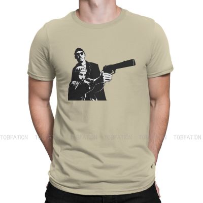 Leon The Professional Film Tshirt Harajuku Fashion MenS Streetwear Tops Oversized Cotton O-Neck T Shirt 【Size S-4XL-5XL-6XL】