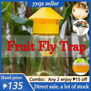 New 10Pcs 2ml Fruit Fly Attractant Liquid Fruit Fly Killer Drosophila  Attractant For Gardens Backyards Greenhouses Nurseries