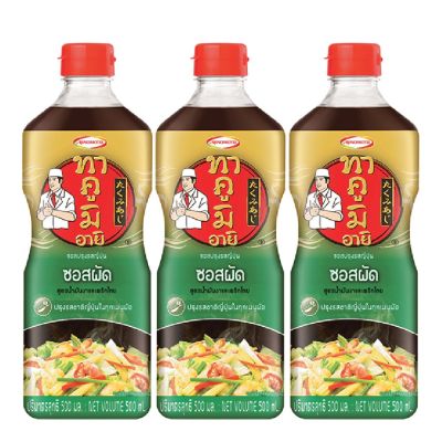 สินค้ามาใหม่! ทาคูมิ ซอสผัด 500 มล. x 3 ขวด Takumi Stir-Fried Sauce 500 ml x 3 Bottles ล็อตใหม่มาล่าสุด สินค้าสด มีเก็บเงินปลายทาง