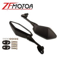 กระจกมองหลังกระจกรถจักรยานยนต์สีดำ Moto สำหรับ Yamaha YZF600 YZF R1 R6 R3 R125 R25 R15 2003 2004 2005 2006 2007 2008 2009