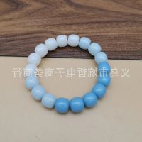 [COD] Imitation Root Gradient Womens Playing Buddha Beads Holding Yin Leather Disk