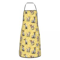 Funny The Jack Russell Terrier Bib Aprons Men Women Unisex Kitchen Chef Dog Tablier Cuisine for Cooking Baking Painting