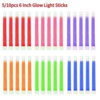 【LZ】✷☈ↂ  5/10pcs Outdoor Brilho de Emergência Varas 6 Polegada Fluorescência Luz Impermeável com Gancho Não-tóxico Caminhadas Camping Equipment