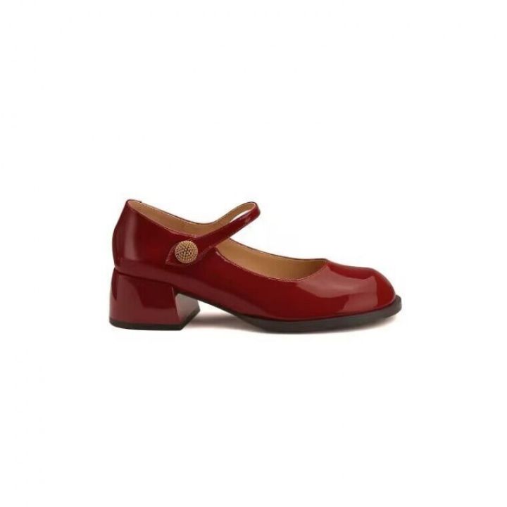 grape-mom-studiolee-รองเท้าส้นสูงหัวกลมเรียบง่ายย้อนยุค-jk-รองเท้าส้นหนารองเท้า-mary-jane-สำหรับผู้หญิงฤดูใบไม้ผลิและฤดูใบไม้ร่วง