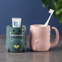 Cute Toothbrush Cup Bathroom Tumbler Household Milk Water Cups Bath Creative Mouthwash Gargle Cup Children Brushing Mug