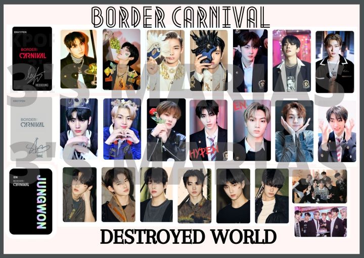 ENHYPEN BORDER: CARNIVAL PHOTOCARD SET (NEW AND UPDATED VER ...