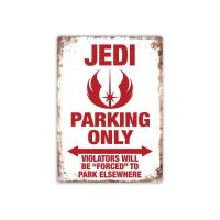 20x30cm metal tin sign starwars Jedi parking only decor Bar pub vintage retro Wall home club Tavern cafe garage art tin0262 O3LF