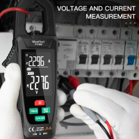 Mastfuyi Digital Clamp Meter Large Screen Multimeter 9999 Counts AC Voltage Current Capacitance Auto correction of wrong gear