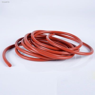 ۞☃ Diameter 1mm 20mm Red Solid Silicone Cord Silicone Rubber Gasket Trim Seal Strips O Ring High Temperature Waterproof