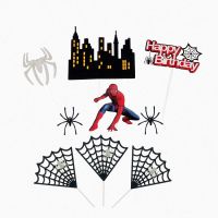 Cake Toppers for Kids Birthday Cake Decorations The Super Hero Theme For Kid Baby Shower Supplies
