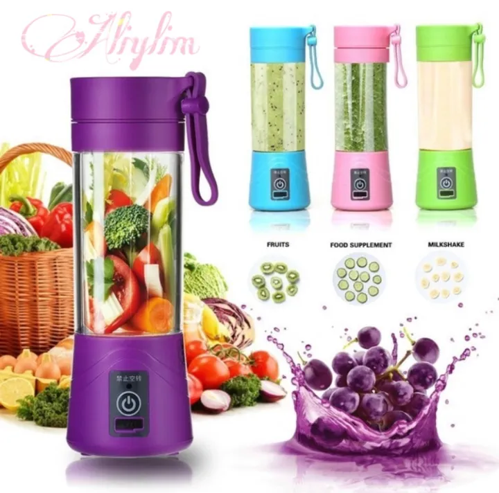 Portable And USB Rechargeable Battery Juice Shake Blender Lazada PH