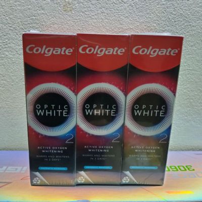 คอลเกต Colgate Optic White O2 Aromatic 85กรัม ยาสีฟันคอลเกต อ๊อพติคไวท์ โอทู พร้อมส่ง!