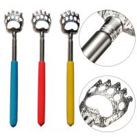 1pc Stainless Steel Bear Claw Extendable Telescopic Back Scratcher Massage