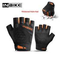 【CW】INBIKE Motorcycle Gloves Man Half Finger MTB Road Bicycle Gloves Men Women Shockproof Sport Motocross Gloves Cycling Equipment