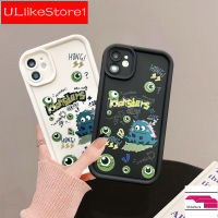 เคสสำหรับ iPhone 15 14 13 12 11 Pro Max X XR X Max 8 7 6S Plus SE 2020กราฟฟิตีแบบสดๆมอนสเตอร์เคสนิ่มใส่โทรศัพท์