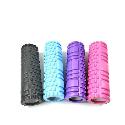 ；。‘【； Yoga Column Gym Fitness Foam Roller Pilates Yoga Exercise Back Muscle Massage Roller Soft Yoga Block Muscle Roller Drop Shipping