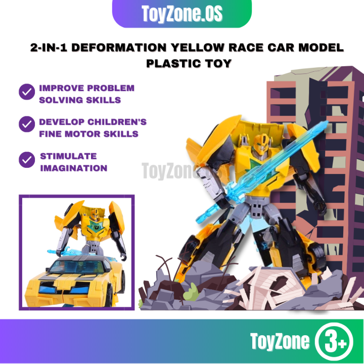 Wei Jiang Transformer Robot Toy Transformation Car Model 2 In 1 ...