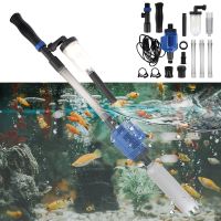 Vacuum Gravel Water Changer Electric Siphon Filter US Plug Aquarium Siphon Operated Cleaner Fish Tank Sand Washer