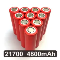 คุ้มสุด ๆ แบตเตอรี่ Li-ion 21700 4800mAh 3.7V ความจุสูง แรงดันไฟฟ้าคงที่ (1 ก้อน) ราคาคุ้มค่าที่สุด ไฟฉาย แรง สูง ไฟฉาย คาด หัว ไฟฉาย led ไฟฉาย แบบ ชาร์จ ได้