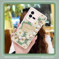 protective case Cartoon Phone Case For VIVO IQOO10 Simplicity Solid color Raised lens Nordic style soft shell cute