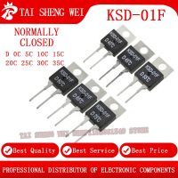 5PCS KSD-01F JUC-31F D0C 5C 10C 15C 20C 25C 30C 35C Normally Close TO-220 Thermal Switch Temperature Sensor Thermostat Protector