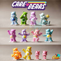 โมเดล ฟิกเกอร์ หมีแคร์แบร์ Care bear 12ตัว/เซ็ต สูง 4 ซม. ตุ๊กตาหมีสีรุ้ง ตกแต่งหน้าเค้ก