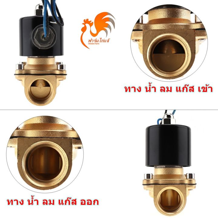 ราคาถูกที่สุด-ลดราคา30-ส่งด่วน-ในไทย-220vac-nc-ขนาด-3-4-นิ้ว-6-หุน-แบบปกติปิด-nc-โซลินอยด์วาวล์-วาล์วทองเหลือง-วาล์วไฟฟ้า-วาล์วน้ำ-ลม-ถูกเว่อร์-ช้าหมด