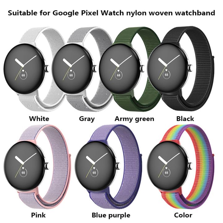 สายไนลอนสำหรับ-google-pixel-watch-sport-band-สำหรับ-pixel-watch-smartwatch-สายรัดข้อมือสร้อยข้อมือเปลี่ยนสายนาฬิกา-accessories