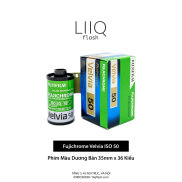 Phim Fujichrome Velvia ISO 50, Màu Color Reversal, 135 35mm x 36 Kiểu