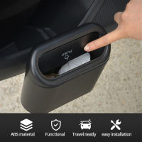 Car Trash Can Plastic Vehicle Garbage Box Removable Portable Auto Interior Waste Bin Case