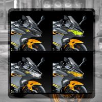 For KAWASAKI NINJA 400 250 NINJA400 NINJA250 2018-2022 2021 Motorcycle Front Headlight Screen Guard Lens Cover Shield Protector