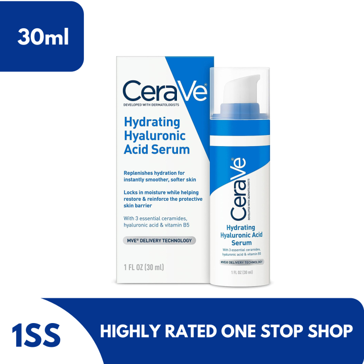 CeraVe Hydrating Hyaluronic Acid Serum, 30ml Lazada PH