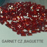 GARNET CZ Daimond, เพชรรัสเซียโกเมนสี่เหลี่ยมบาเก็ต