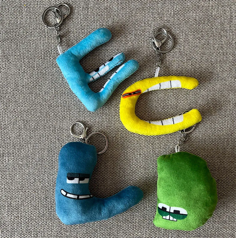 ALPHABET LORE CUTE Plush Toy Keychain Bag Pendant Stuffed Doll Xmas  Birthday $14.06 - PicClick AU